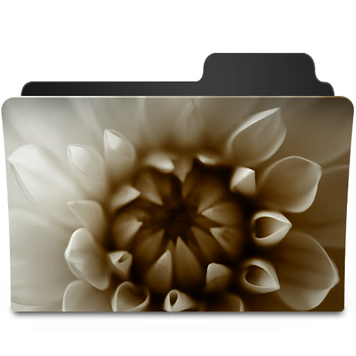 Flower Sepia Icon 512x512 png